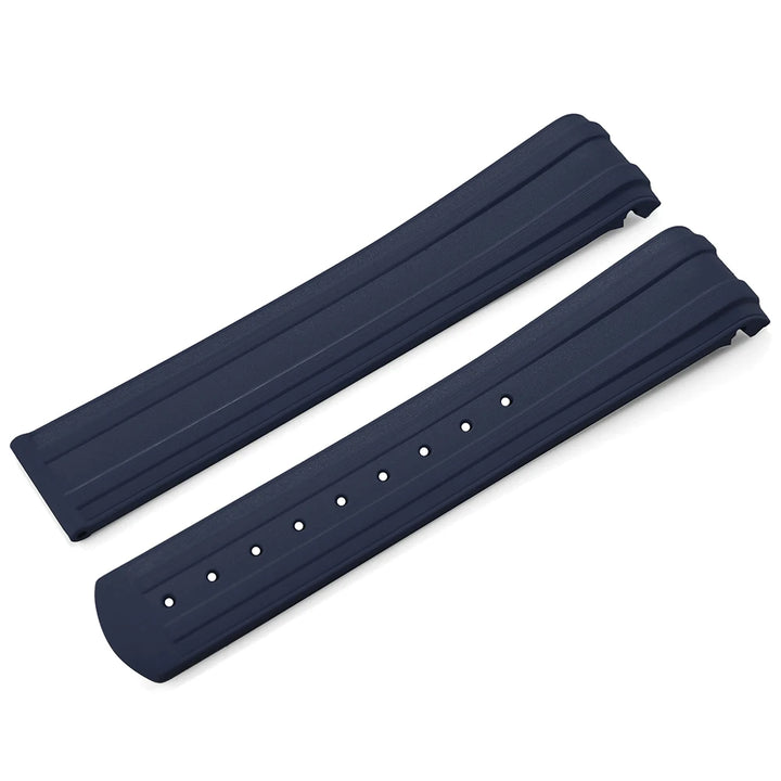 Premium FKM Rubber Watch Strap – 20mm, PFAS-Approved, Multi-Color for Omega Seamaster 300