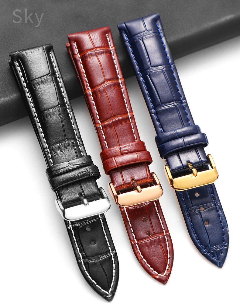 Genuine Leather Watch Strap for Tissot Le Locle T41 (1853)