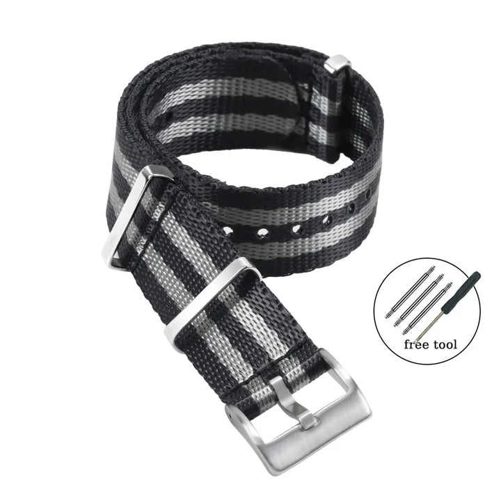 Nylon Canvas Watch Strap 20mm (Omega, Rolex & Tudor)