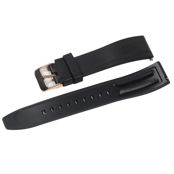 Premium Vulcanized Rubber Watch Strap – 20–24mm Quick Release