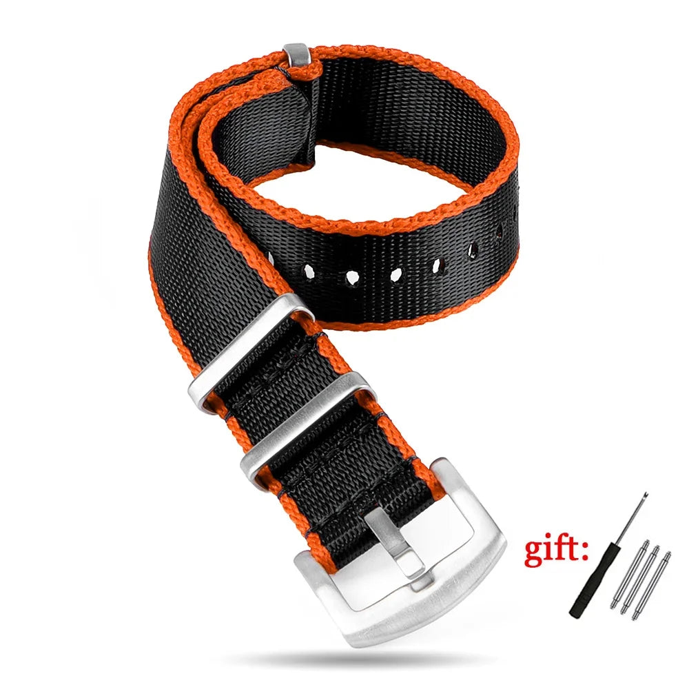 Nylon Military Watch Strap 18/20/22mm (Sport Band)