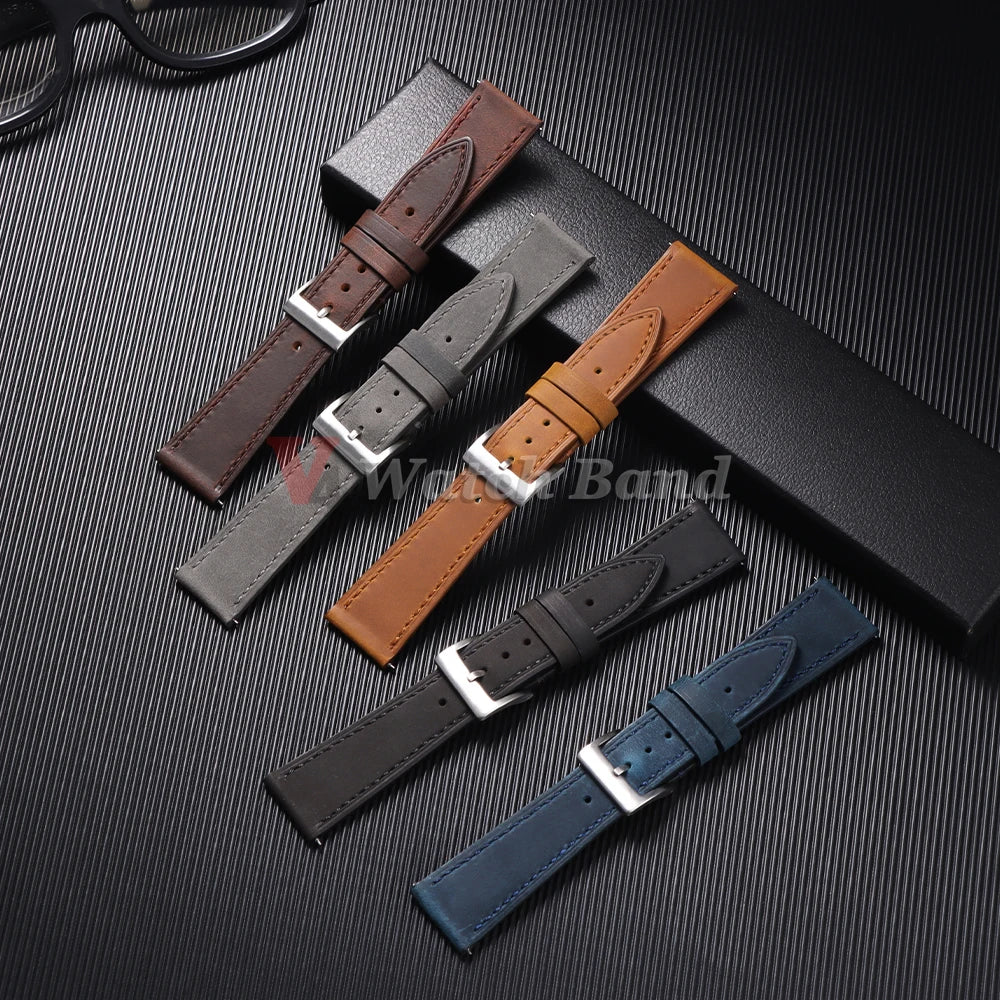 Cowhide Genuine Watch Band 18mm for F91W Mod Kit for F-91W W-800H SGW400 F84 F105/108 A158/168 AE1200/1300 Wrist Strap Bracelets