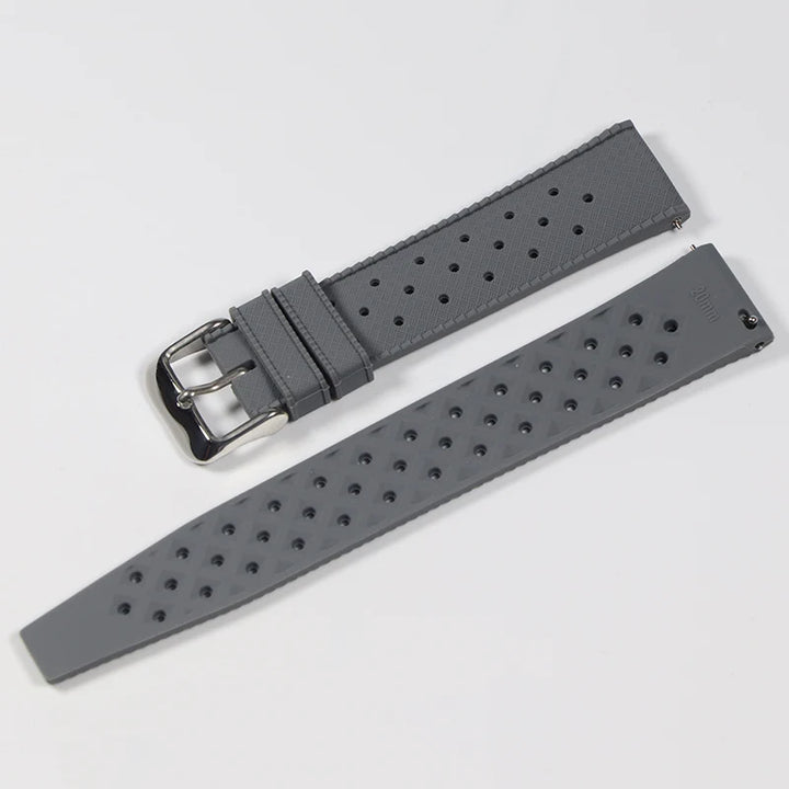 Tropical Rubber Quick-Release Watch Strap – 18–22mm