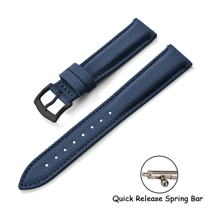 Sailcloth Nylon Watch Strap 18 19 20 22mm Qucik Release Leather Watch Band Universal Sports Bracelet for Cartier Omega Belt Band