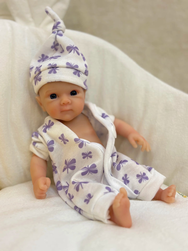 20 cm 2‑Style Waterproof Soft Mini Silicone Bebe Reborn Dolls