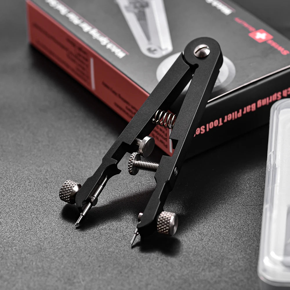 Stainless Steel Watch Spring Bar Pliers & Tweezer Tool Kit