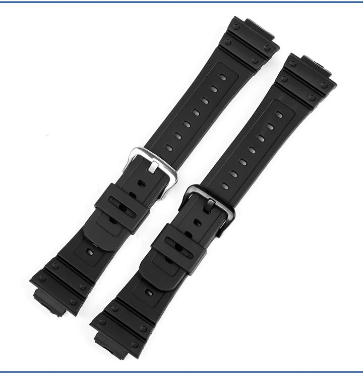 Anti-Allergy Resin Watch Strap with Stainless Steel Buckle for Casio G-Shock DW & GW Serie