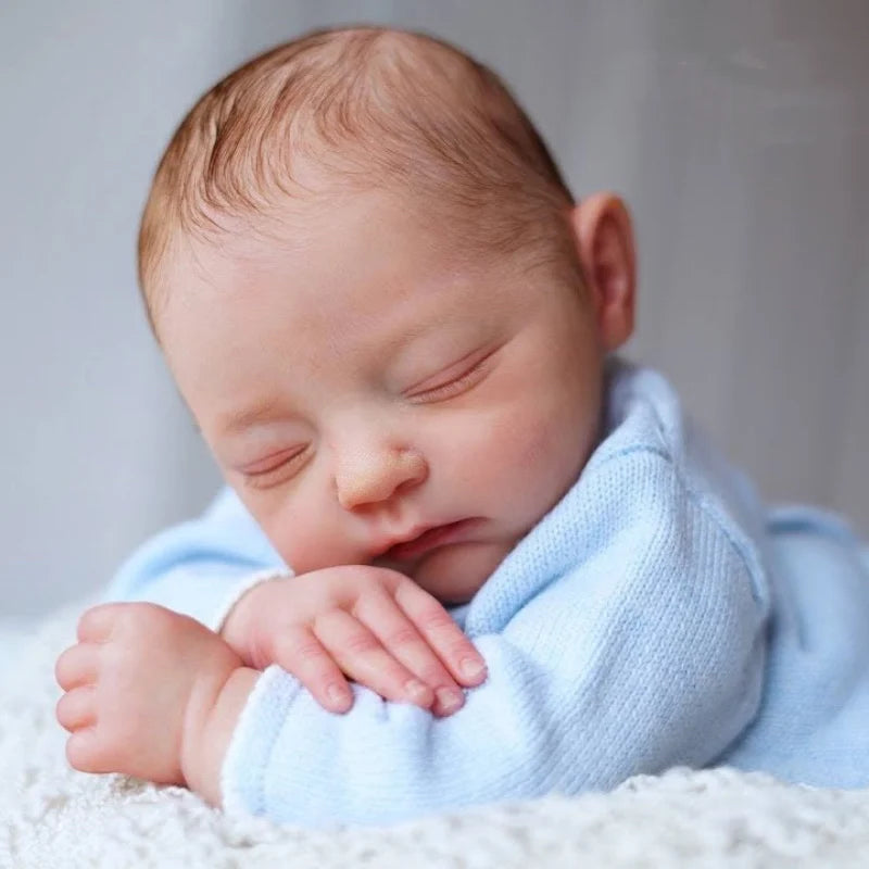 19″ Jamie Unpainted Vinyl Reborn Doll Kit with Cloth Body