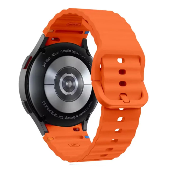 Silicone Samsung Galaxy Watch Band 40–47mm for Series 4–7 & Classic/Pro