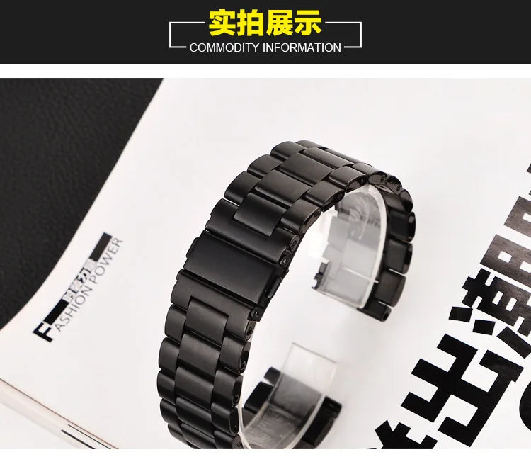 Stainless Steel Watch Band for Samsung Gear S3 – 18–24mm, 42/46mm