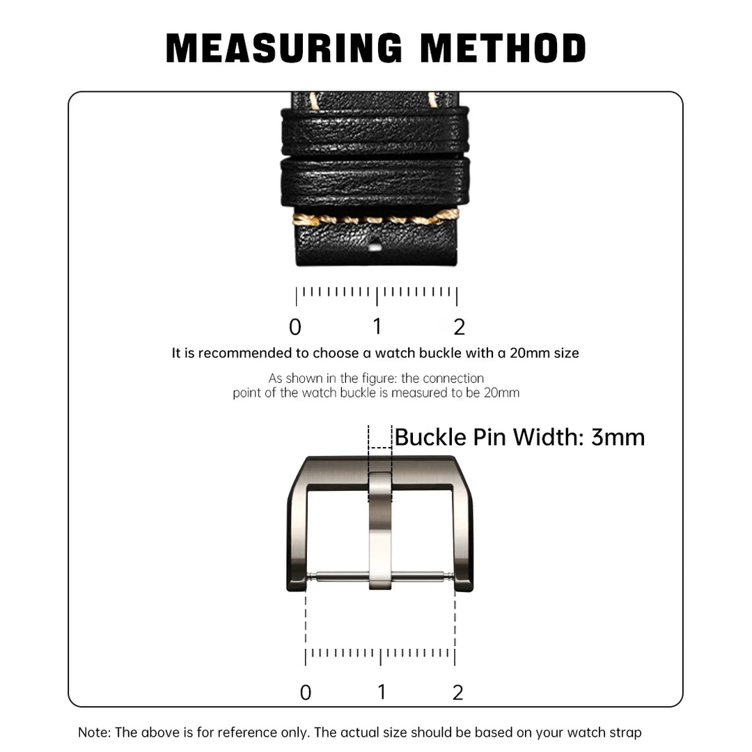 Maikes Rose Gold 316L Stainless Steel Watch Buckle – 18/20/22mm, Clasp for IWC, Omega & Rolex