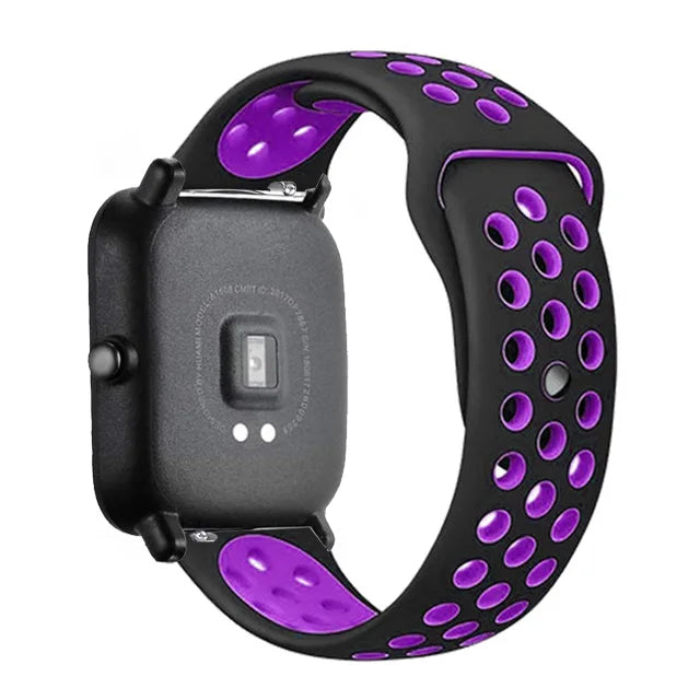 20mm/22mm Silicone band For Amazfit GTS 4/3/2/2e/2 4 Mini GTR 4/2/3 Pro/47mm/stratos 3 Watch Bracelet correa Amazfit bip 6 strap