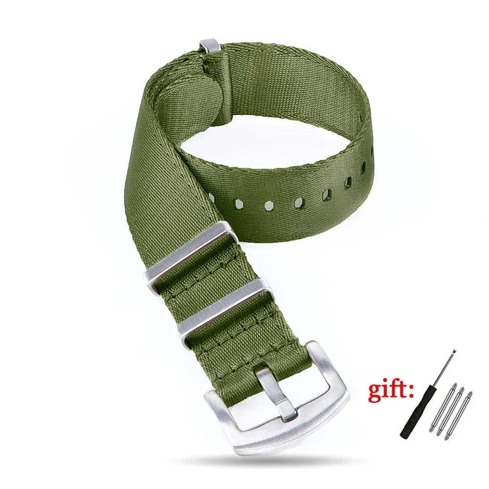 Nylon Military Watch Strap 18/20/22mm (Sport Band)