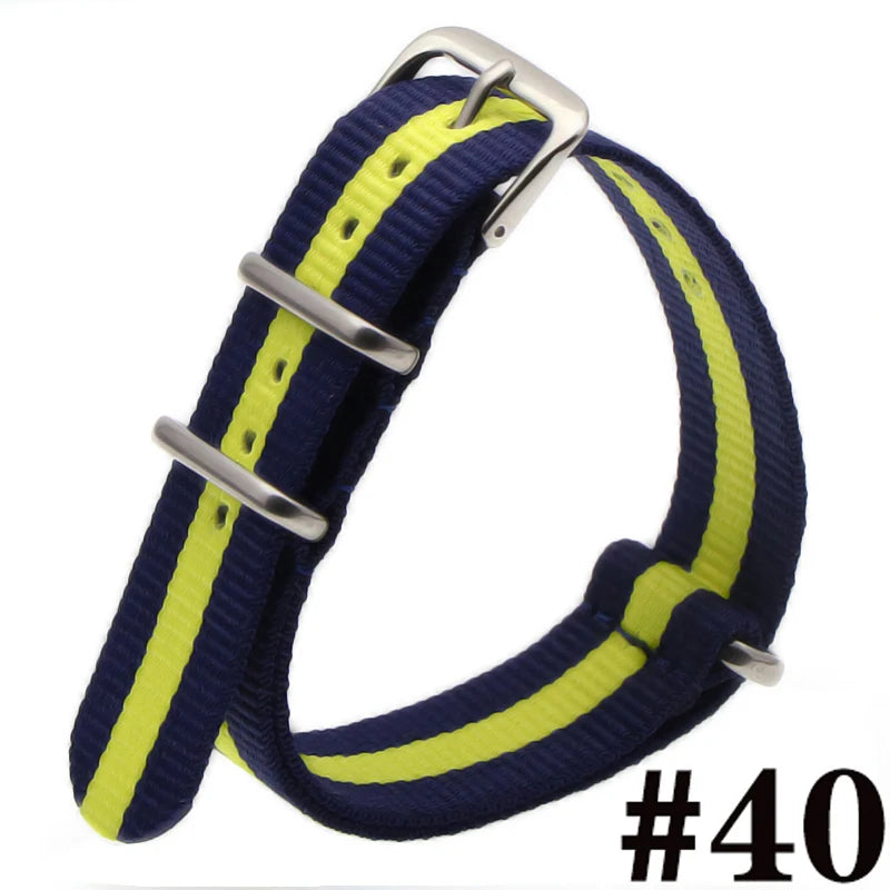 Waterproof Nylon Watch Strap (16-22mm)