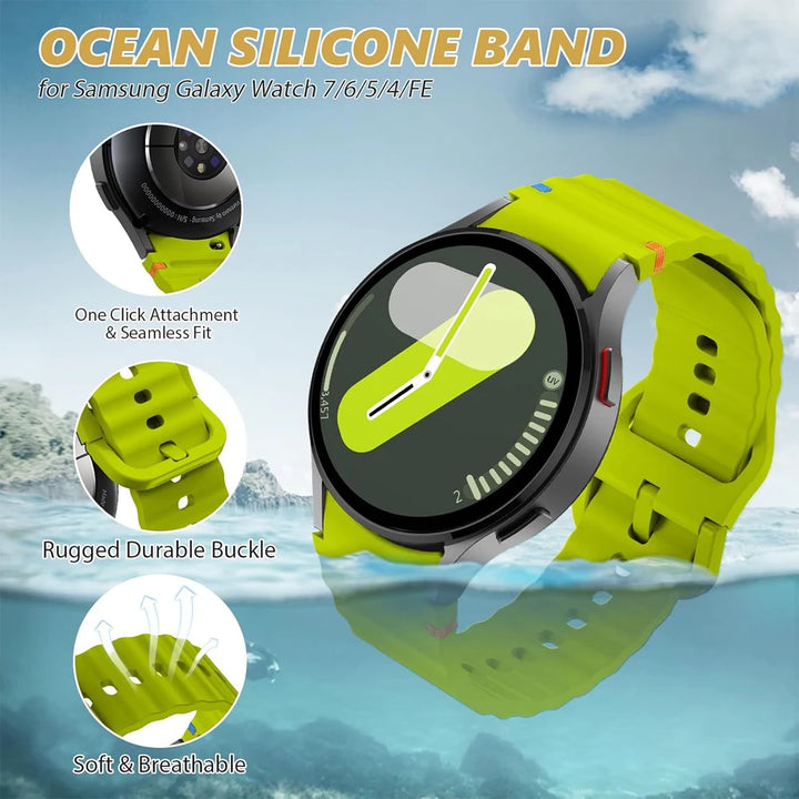 Silicone Sport Strap for Samsung Galaxy Watch 40-44mm
