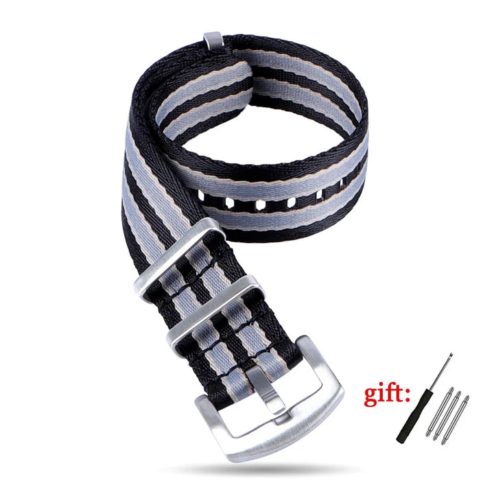 Nylon Military Watch Strap 18/20/22mm (Sport Band)