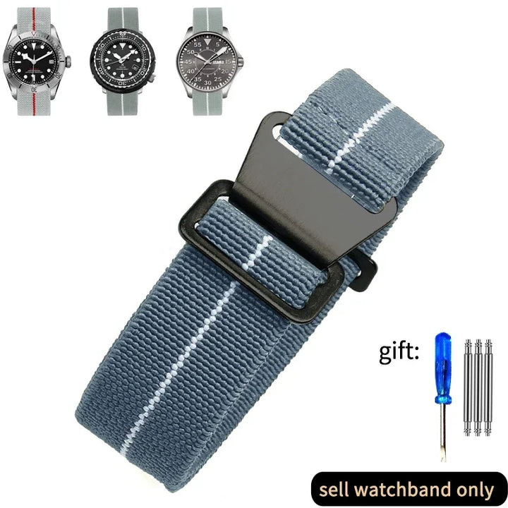French Army Nylon Watch Band 18–22mm
