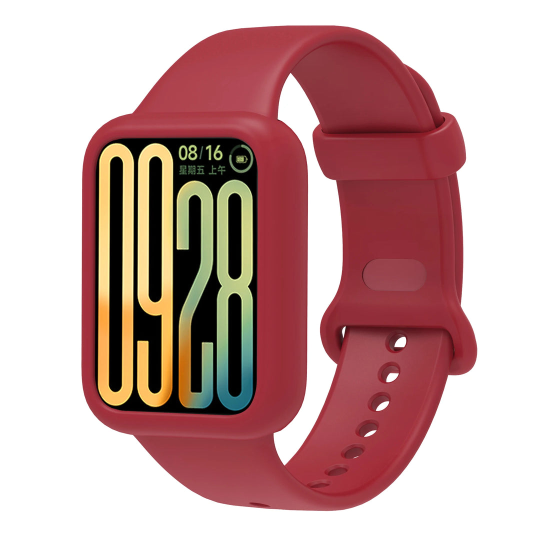 Silicone Strap with Protective Case for Xiaomi Mi Band 9 Pro