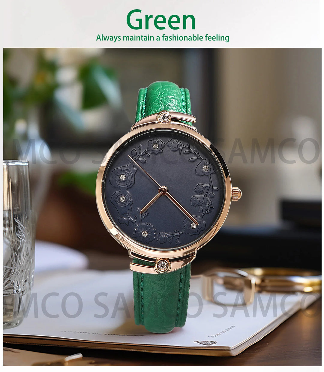 SAMCO Leather Watch Band 12–24mm (With Tool)