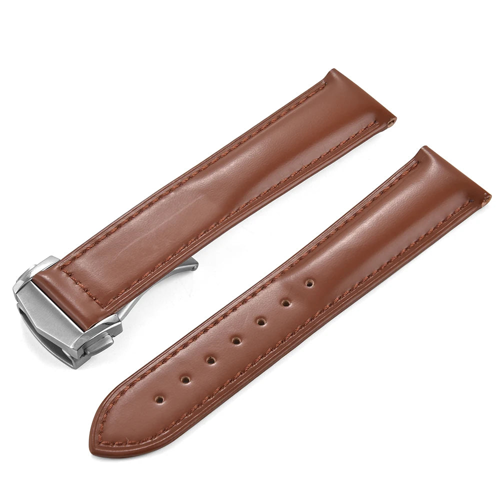 NATOBELT 19–22mm Quick Release Smooth Watch Strap – Folding Buckle for Omega, MoonSwatch & Seiko
