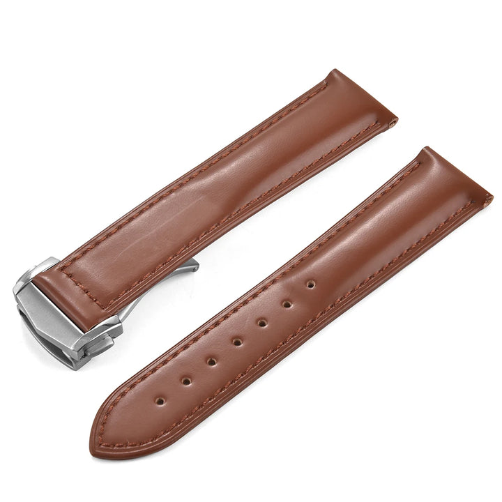 NATOBELT 19–22mm Quick Release Smooth Watch Strap – Folding Buckle for Omega, MoonSwatch & Seiko
