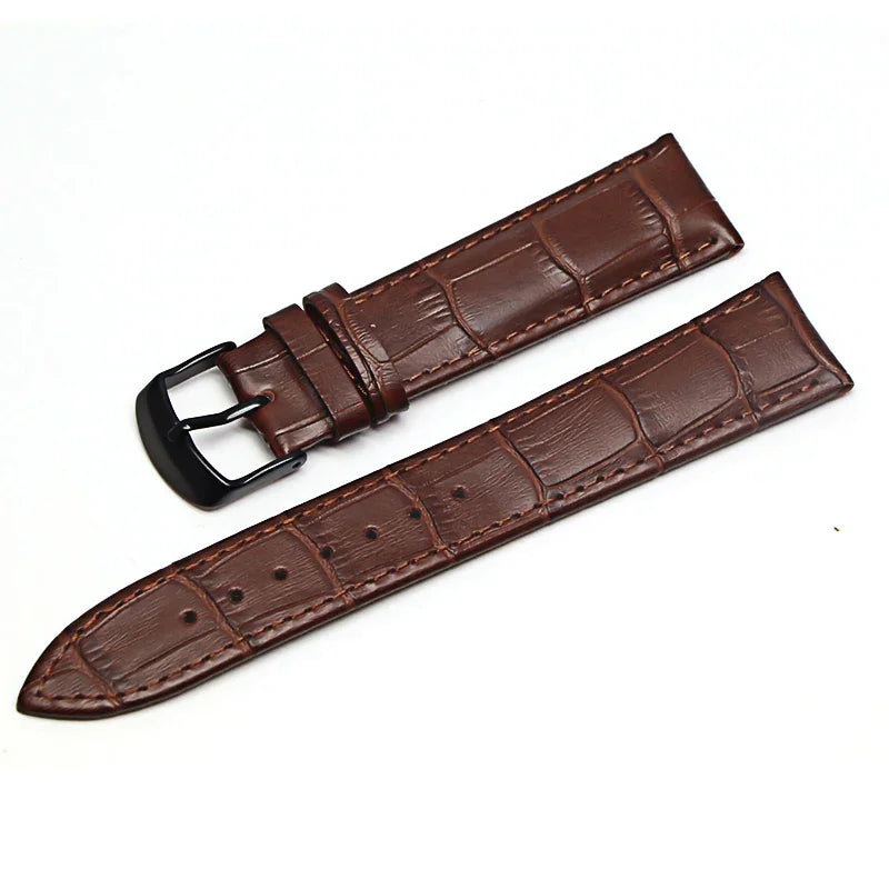 Watch Band Genuine Leather straps Watchbands 12mm 18mm 20mm 22mm watch accessories superior quality watch strap