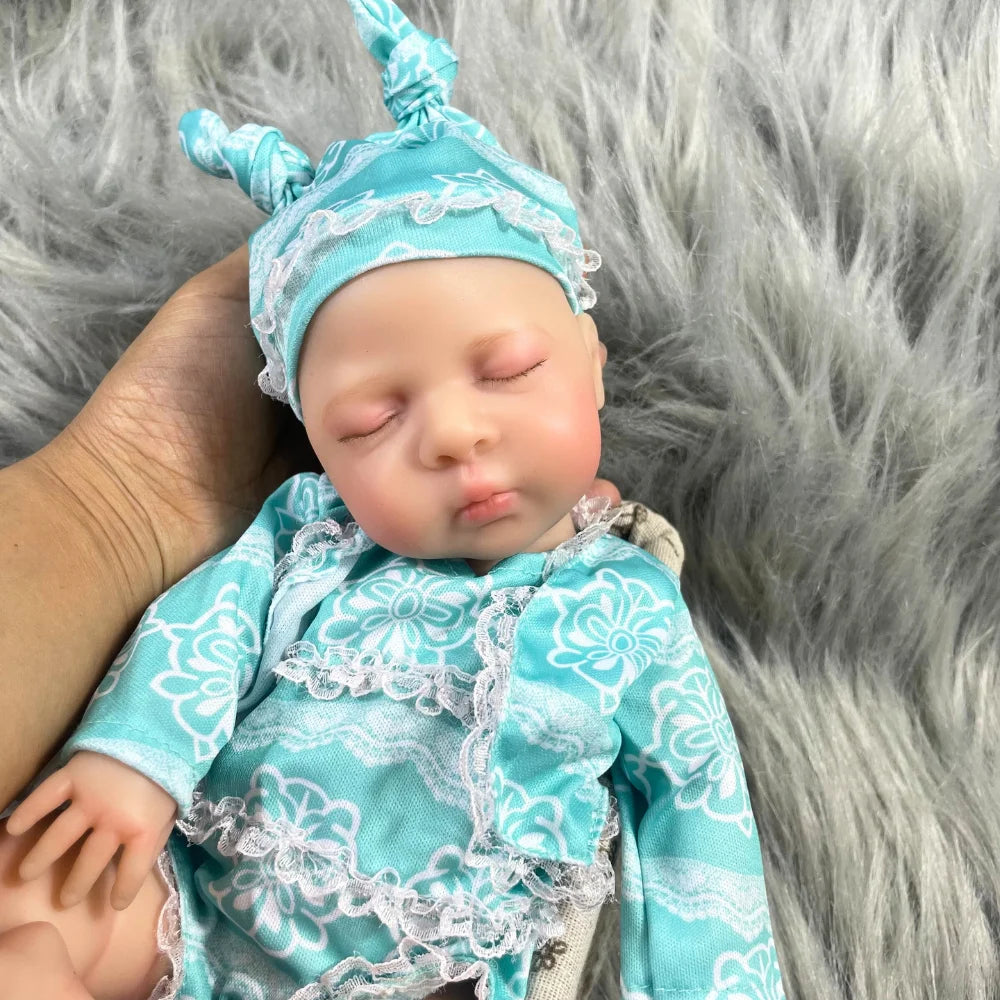 12″ Luna Full Silicone Reborn Baby Doll – Lifelike, Flexible & Washable Soft Body