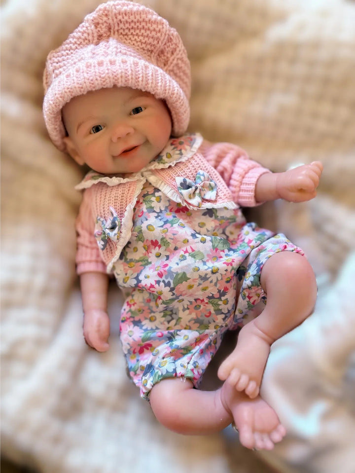 13″ Vivienne Silicone Reborn Baby Doll – Full‑Body Handmade Lifelike Girl Newborn