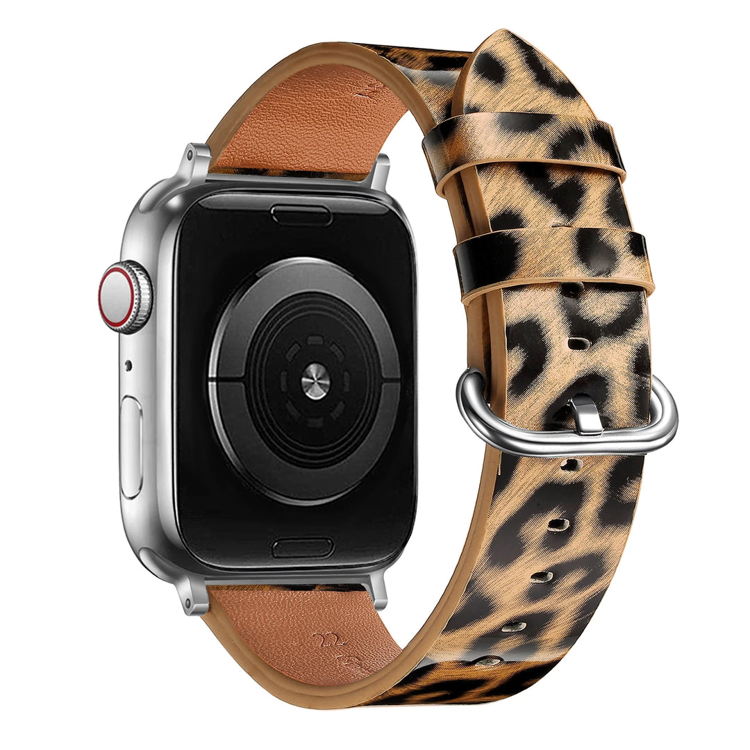 Leopard Print Apple Watch Band (38–49mm)