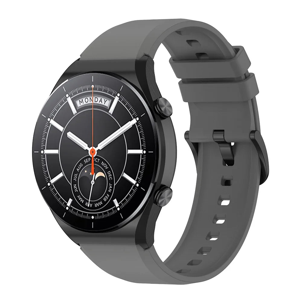 22mm Silicone Strap for Xiaomi Watch S1/S1 Active/S3/S4 & Watch Color 2