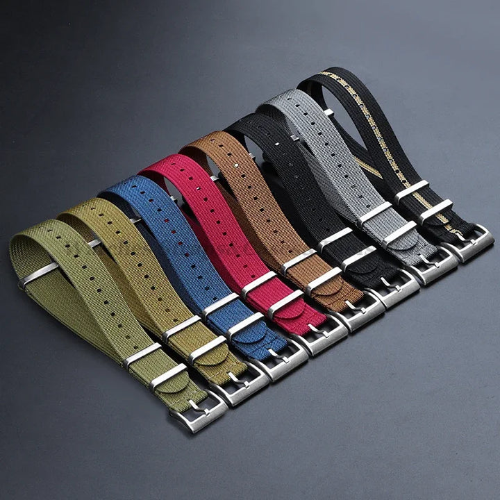 Universal Fabric Braid Watch Band 18mm 20mm 22mm Belt Men Nylon Bracelet for Omega for Huawei Watch GT4/GT3/2 Watch Accessories