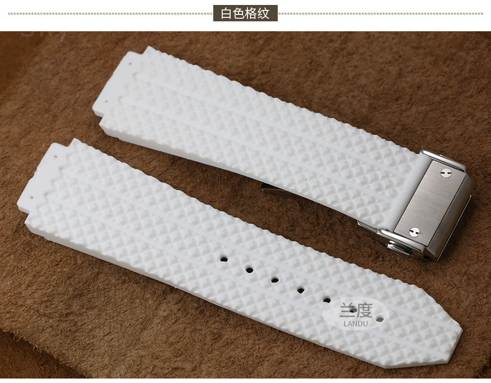 Silicone Rubber Watch Strap for Hublot (26×19mm, 24×17mm)