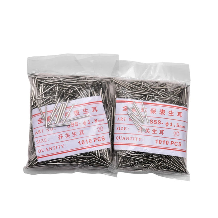 20pcs Stainless Steel Spring Bars – 12–24mm, Quick Release