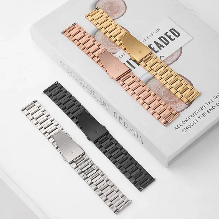 Stainless Steel Watch Strap for Samsung & Huawei (20/22mm)