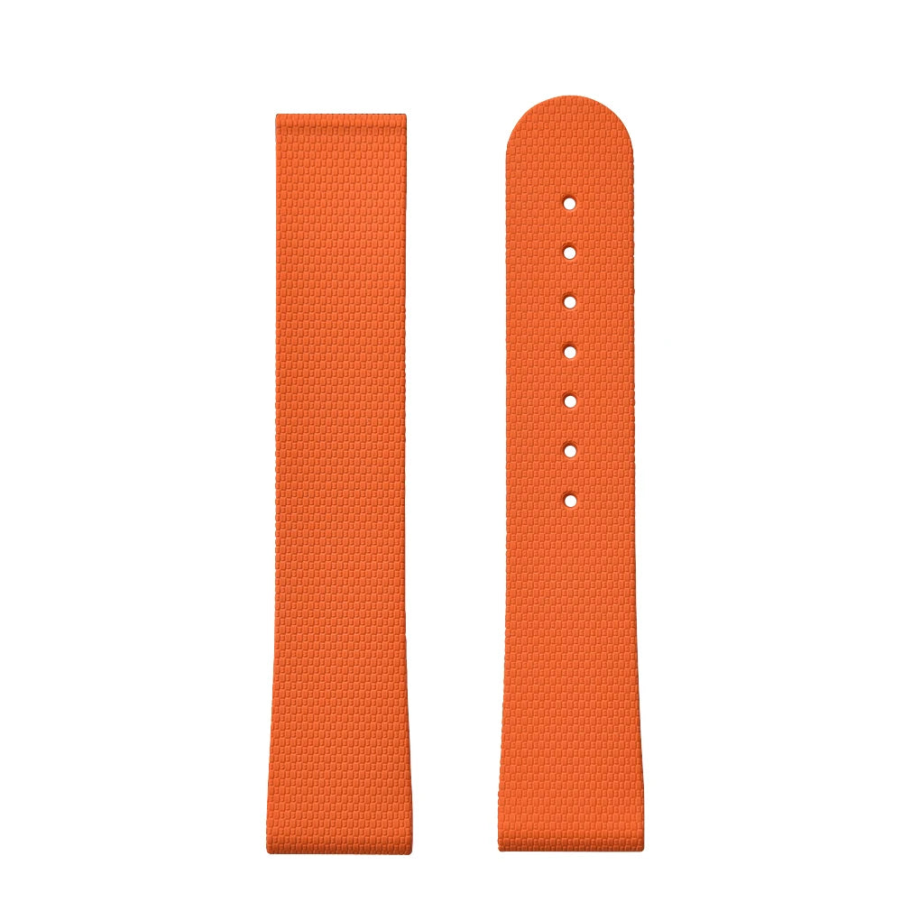 JUELONG Premium Grade Soft FKM Rubber Watch Strap Perfect Fit Flat End Universal Quick Release Straps 20mm Watchbands