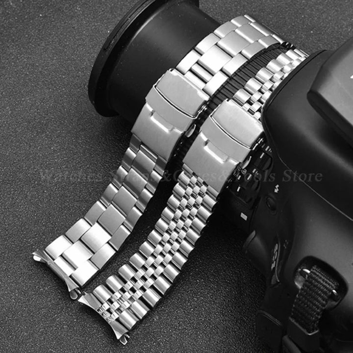 316L Stainless Steel Watch Strap for Seiko SKX Series – Oyster/Jubilee (20-22mm)