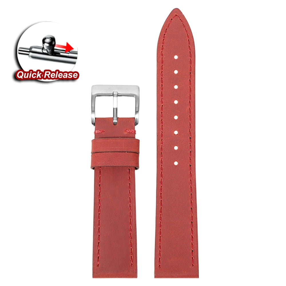 Cowhide Genuine Watch Band 18mm for F91W Mod Kit for F-91W W-800H SGW400 F84 F105/108 A158/168 AE1200/1300 Wrist Strap Bracelets