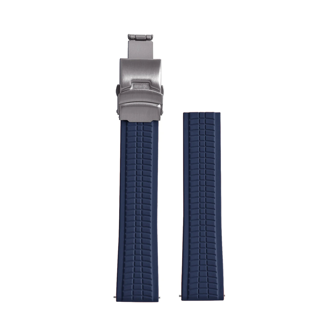 NATOBELT CTS FKM Rubber Watch Strap – 20–24mm Quick Release Butterfly Buckle for Patek Philippe