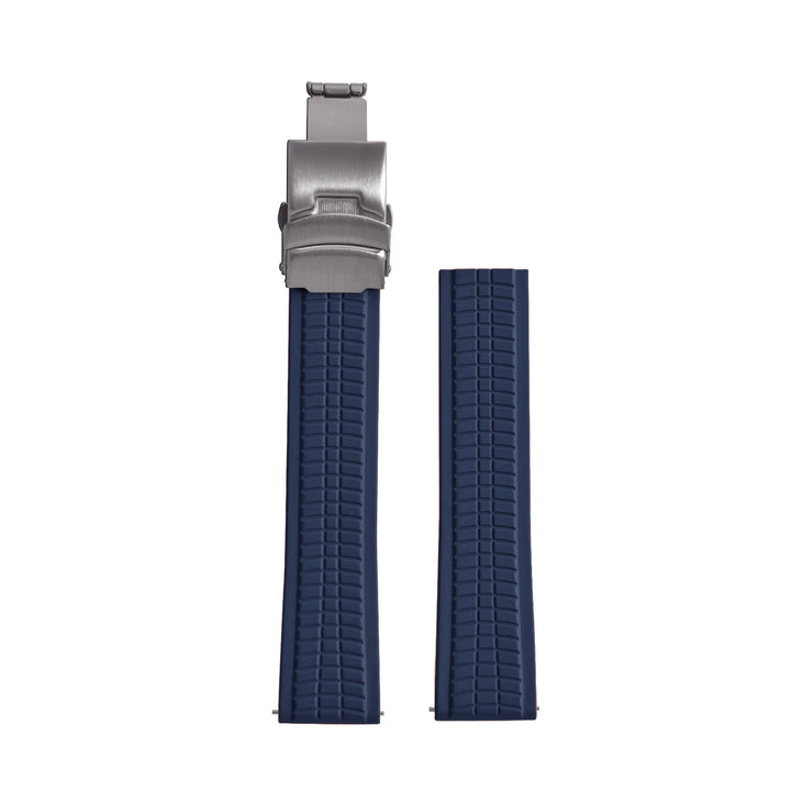 NATOBELT CTS FKM Rubber Watch Strap – 20–24mm Quick Release Butterfly Buckle for Patek Philippe