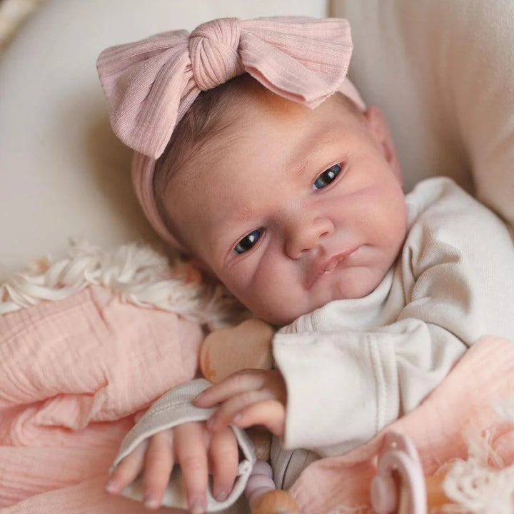 19″ August Awake Realistic Reborn Baby Doll – Lifelike Soft Touch