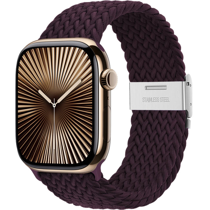Strap For Apple watch band 46mm 45mm 44mm 49mm 40mm 41mm 42mm Braided loop correa bracelet iWatch series 10 8 9 7 5 se 6 4 Ultra