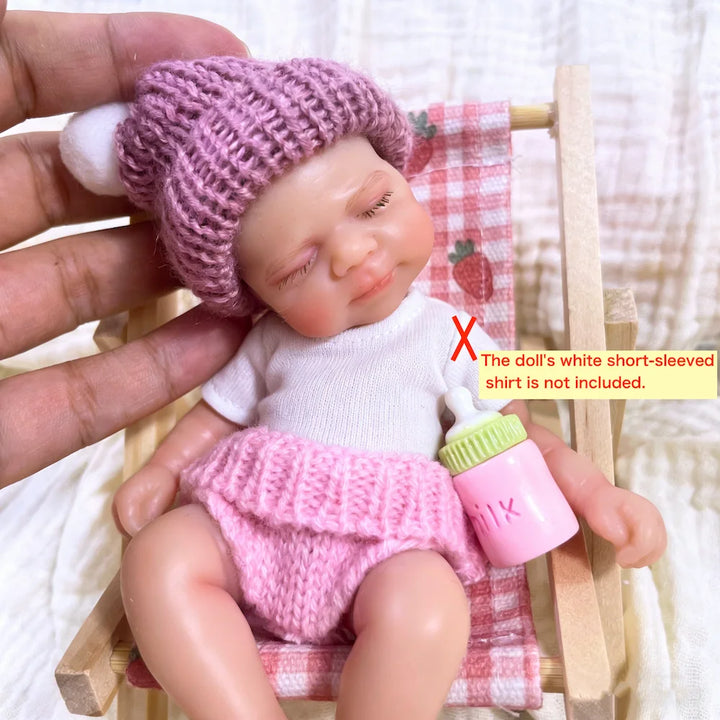 15 cm Mini Pascale Silicone Reborn Baby Doll