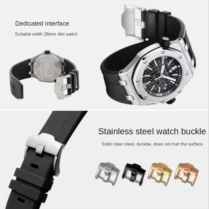 Audemars Piguet Royal Oak Offshore Rubber Watch Strap – 28mm, Silicone