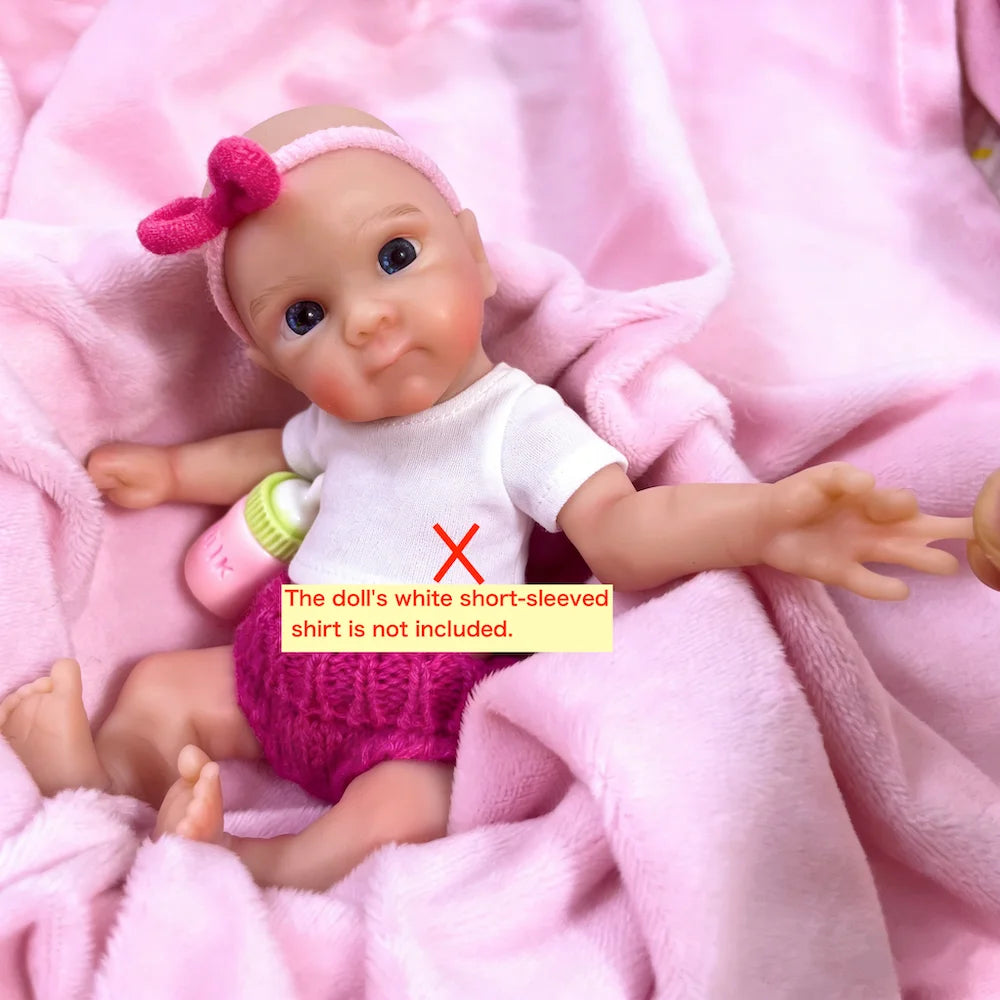 6" Mini Bettie Full‑Silicone Reborn Baby Doll