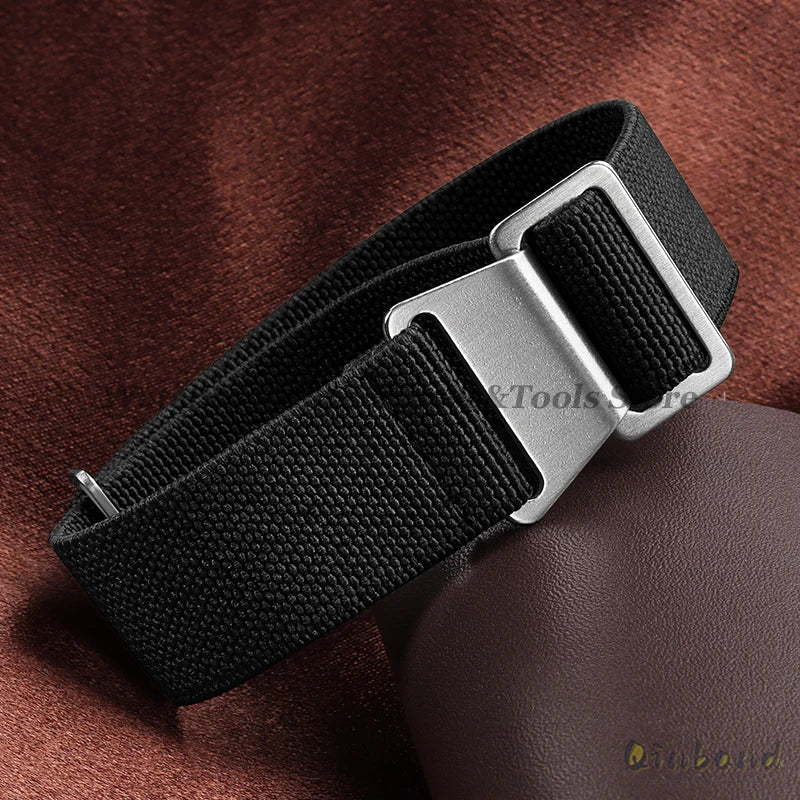 Elastic Nylon Watch Band for Seiko for Omega Sports Bracelets 18mm 20mm 22mm for Huawei Watch GT5/GT4/GT3 Parachute Watch Straps