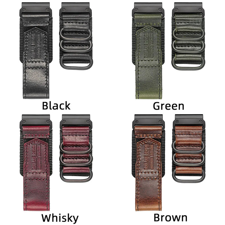 HEMSUT Nylon QuickFit Watch Strap – 20/22/26mm for Garmin Fenix 6/7/8, Forerunner, Epix, Instinct, Tactix