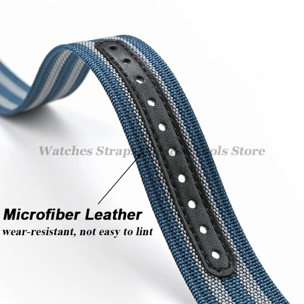 Canvas Nylon Watch Strap – 20-22mm Waterproof