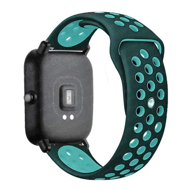 20mm/22mm Silicone band For Amazfit GTS 4/3/2/2e/2 4 Mini GTR 4/2/3 Pro/47mm/stratos 3 Watch Bracelet correa Amazfit bip 6 strap