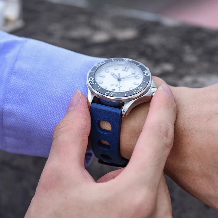 Tropical Fluororubber Strap For Oris S-eiko Citizen Quick Release Watch Band 20mm 22mm New FKM Tropical Strap Smart Watch Strap