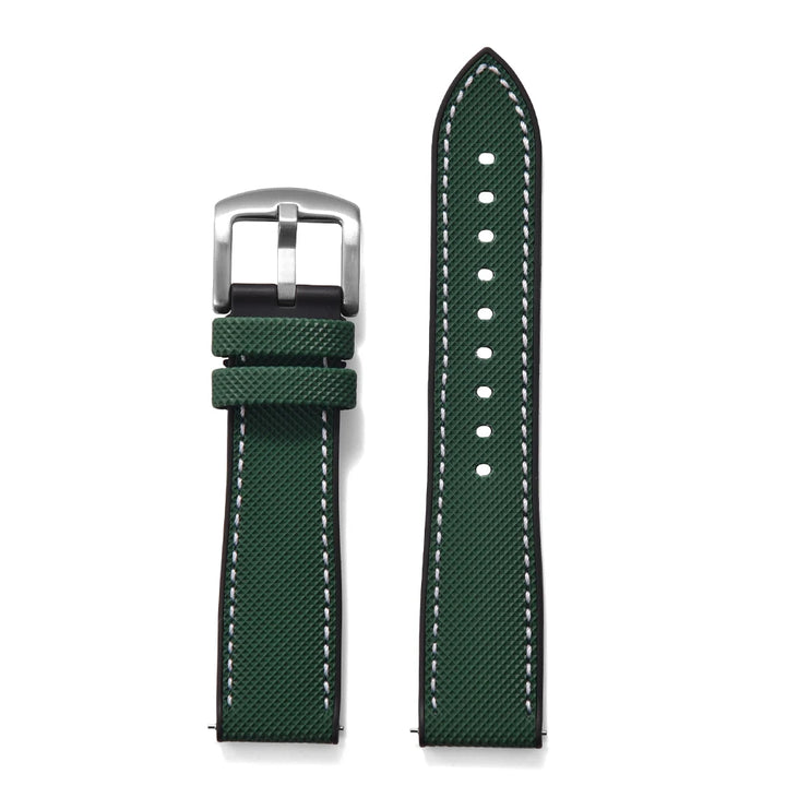 JUELONG For Longines Seiko Water Ghost Hamilton Series Nylon Rubber WatchStrap 18mm 20mm 22mm 24mm FKM Sailcloth Strap WristBand